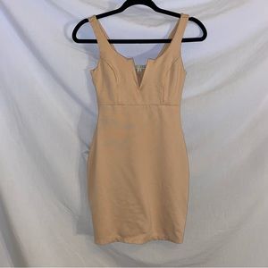 Haute Monde nude body con dress Small